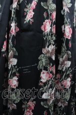 画像3: axes femme / 花柄ミディ丈スカート M クロ I-26-04-19-100-AX-SK-SA-ZI (3)