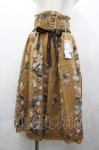 画像1: axes femme / 花柄ミディ丈スカート M イエロー I-26-04-19-101-AX-SK-SA-ZI (1)