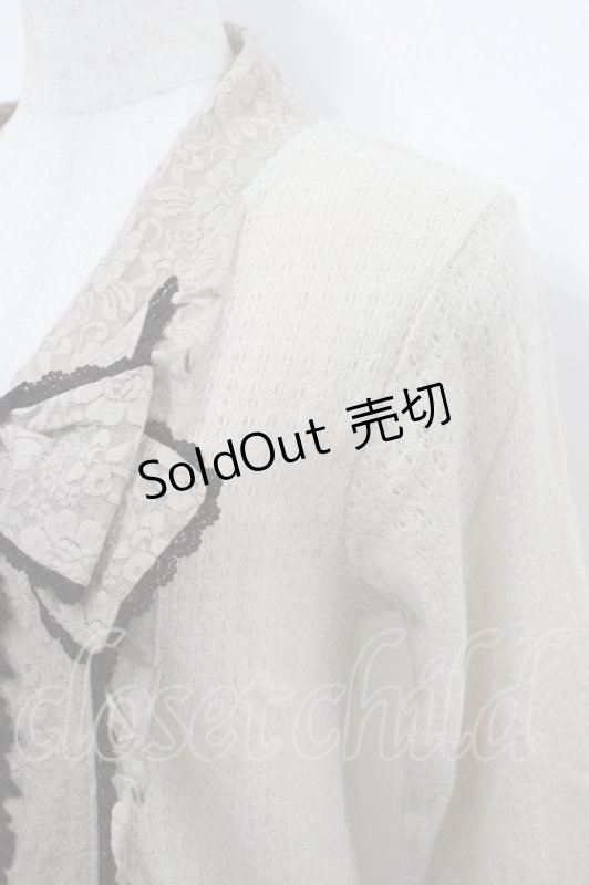 画像5: axes femme / ニットソーリボンタイPO M ベージュ I-26-04-19-026-AX-TO-SA-ZI (5)