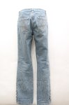 画像2: PINK HOUSE / 裾フラワーくり抜きデニム L ライトブルー I-26-04-19-113-LO-PA-SA-ZI (2)
