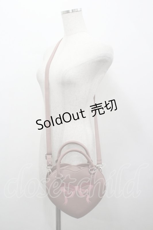 画像1: LOLITAその他 / 皆方由衣コラボハートSLDバッグ  ピンク I-26-04-19-116-LO-BG-SA-ZI (1)