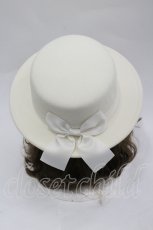 画像2: m petit by misako / サンリオキャラクターズコラボ シナモロール カンカン帽  白 I-26-04-19-121-LO-AC-SA-ZT0530K (2)