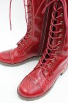 画像4: PINK HOUSE / レースアップレザーブーツ 2(S) ボルドー I-26-04-19-125-LO-SH-SA-ZI (4)