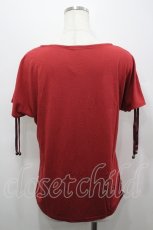 画像2: axes femme / ネガプリントデザインTシャツ M アカ I-26-04-19-029-AX-TO-SA-ZI (2)