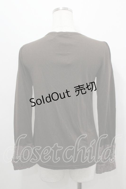 画像2: axes femme / BIGリボンインナーPO M チャ I-26-04-19-033-AX-TO-SA-ZI (2)