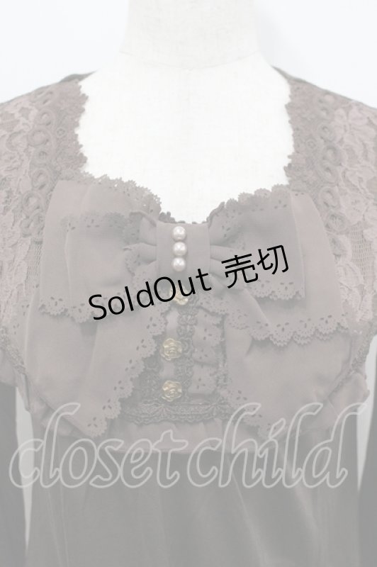 画像3: axes femme / BIGリボンインナーPO M チャ I-26-04-19-033-AX-TO-SA-ZI (3)