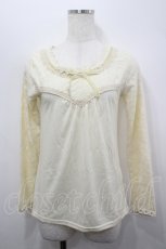 画像1: axes femme / 袖総レースインナーPO M キナリ I-26-04-19-034-AX-TO-SA-ZI (1)