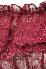 画像3: ATELIER PIERROT / Shirring Princess Sleeve Blouse-Lace- F 赤 I-26-04-19-039-EL-BL-SA-ZI (3)