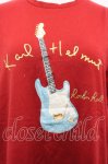 画像3: Karl Helmut / ギタープリント半袖カットソー  赤 I-26-04-19-040-EL-TO-SA-ZI (3)