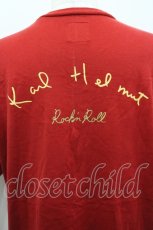 画像4: Karl Helmut / ギタープリント半袖カットソー  赤 I-26-04-19-040-EL-TO-SA-ZI (4)