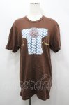 画像1: Karl Helmut / ハッピ柄半袖カットソー  ブラウン I-26-04-19-041-EL-TO-SA-ZI (1)