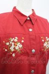 画像3: PINK HOUSE / 苺刺繍ベスト L レッド I-26-04-20-035-LO-TO-SA-ZI (3)