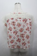 画像2: LIZ LISA / レース切り替え花柄Tシャツ 0 アイボリー I-26-04-20-004-LO-TO-SA-ZI (2)