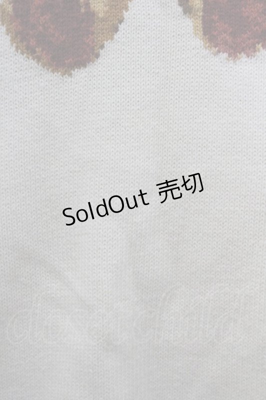 画像5: PINK HOUSE / テディベア&ロゴニット  アイボリー I-26-04-20-042-LO-TO-SA-ZI (5)