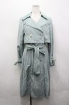 画像1: axes femme / レーストリミングプリーツトレンチコート M ミント I-26-04-20-054-AX-CO-SA-ZI (1)