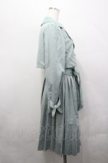 画像4: axes femme / レーストリミングプリーツトレンチコート M ミント I-26-04-20-054-AX-CO-SA-ZI (4)