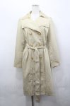 画像1: axes femme / レーストリミングトレンチコート M ベージュ I-26-04-20-055-AX-CO-SA-ZI (1)