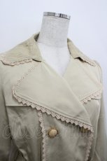 画像5: axes femme / レーストリミングトレンチコート M ベージュ I-26-04-20-055-AX-CO-SA-ZI (5)
