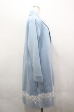 画像4: axes femme / 裾レースサカリバコーディガン M サックス I-26-04-20-056-AX-JA-SA-ZTC018 (4)