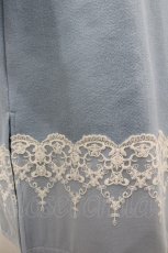 画像6: axes femme / 裾レースサカリバコーディガン M サックス I-26-04-20-056-AX-JA-SA-ZTC018 (6)