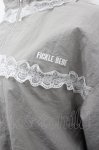 画像3: Fickle Bebe / FBフリルナイロンジャケット  グレー I-26-04-20-057-0-JA-SA-ZI (3)