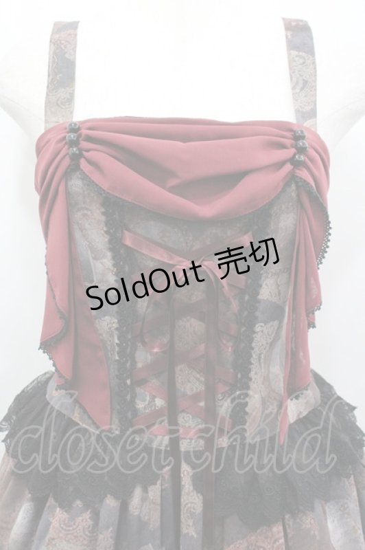 画像5: ALICE and the PIRATES / 天使の棲む森柄ジャンパースカートI  黒 I-26-04-20-061-PA-OP-SA-ZI (5)