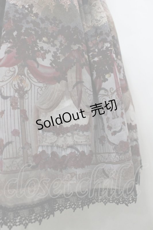 画像7: ALICE and the PIRATES / 天使の棲む森柄ジャンパースカートI  黒 I-26-04-20-061-PA-OP-SA-ZI (7)