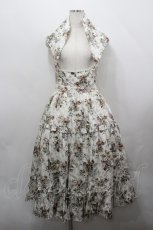 画像1: Victorian maiden / アンティークロココブーケエプロンドレス  オフ I-26-04-20-062-CL-OP-TE-ZI (1)