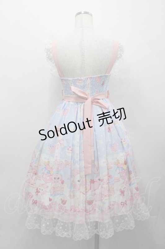 画像3: LOLITA / スイーツバニージャンパースカート  サックス I-26-04-20-063-LO-OP-TE-ZI (3)