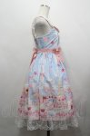 画像4: LOLITA / スイーツバニージャンパースカート  サックス I-26-04-20-063-LO-OP-TE-ZI (4)