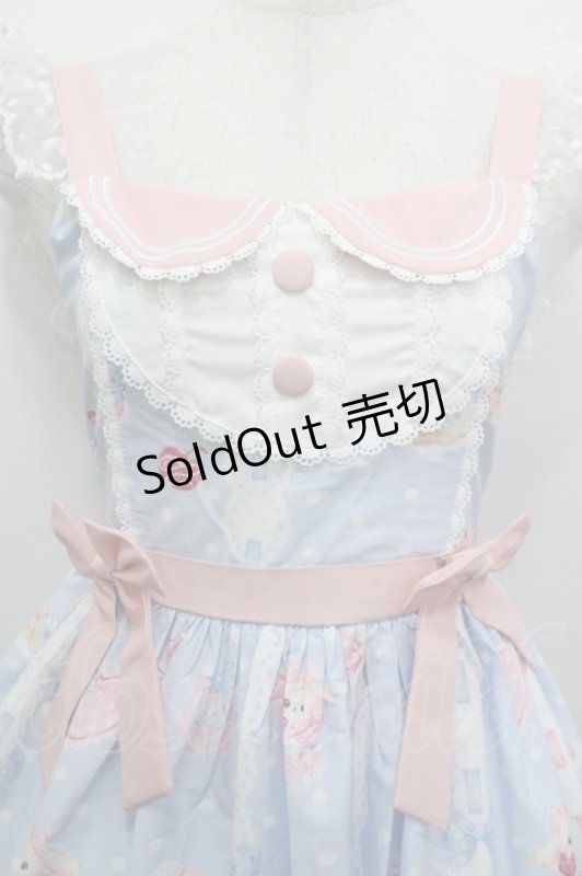 画像5: LOLITA / スイーツバニージャンパースカート  サックス I-26-04-20-063-LO-OP-TE-ZI (5)