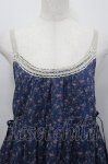 画像5: axes femme / ミニ薔薇総柄シフォンキャミワンピース  青 I-26-04-20-084-AX-OP-SA-ZI (5)