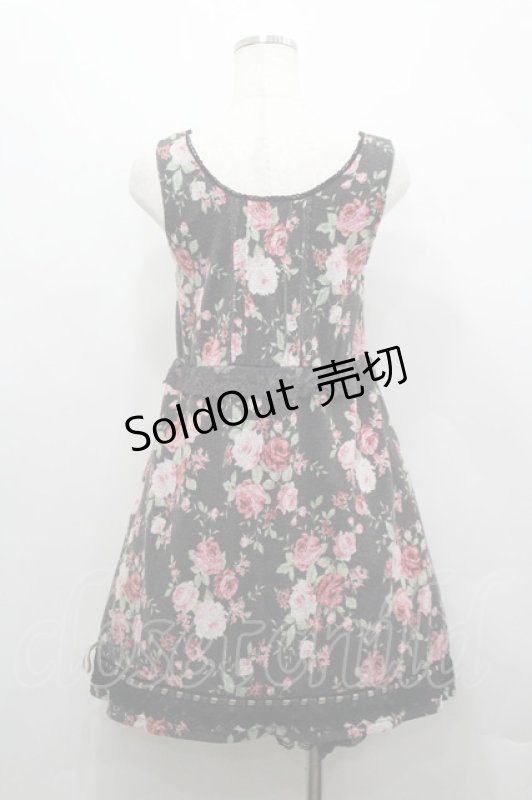 画像3: axes femme / ジャンドレレイヤード風チュニック  黒Ｘ赤Ｘ緑 I-26-04-20-085-AX-OP-SA-ZI (3)