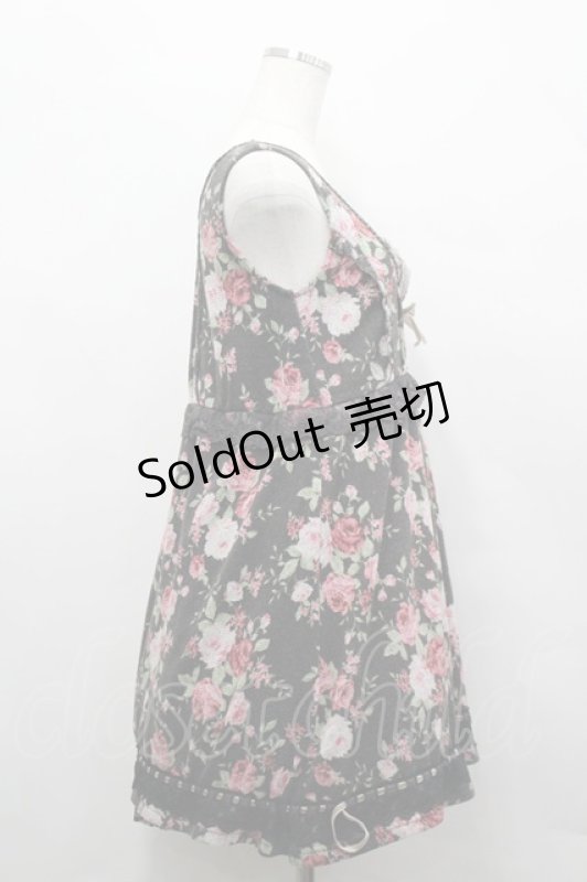 画像4: axes femme / ジャンドレレイヤード風チュニック  黒Ｘ赤Ｘ緑 I-26-04-20-085-AX-OP-SA-ZI (4)