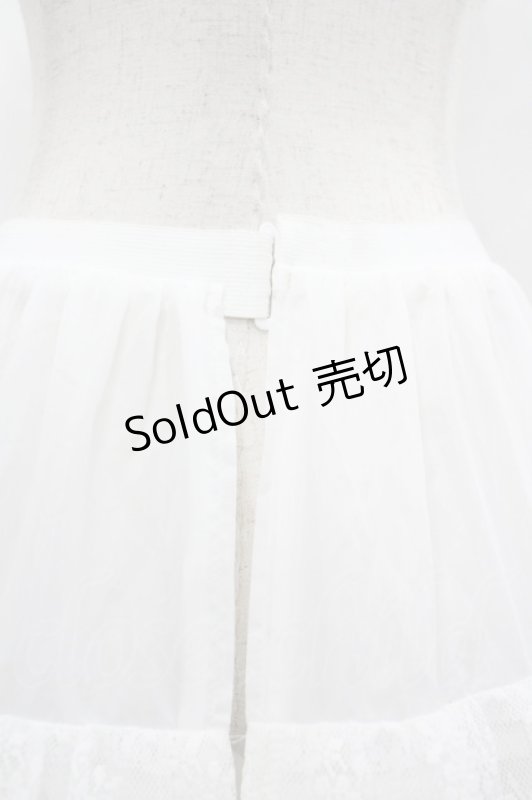 画像3: ROSA BIANCA / フープパニエ_ロング丈  白 I-26-04-20-091-EL-SK-TE-ZI (3)