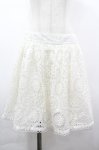 画像1: Emily Temple cute / 総レーススカート  白 I-26-04-20-094-ET-SK-SA-ZI (1)
