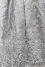画像3: Jane Marple / レースプリントスカート  グレー I-26-04-20-096-JM-SK-SA-ZI (3)