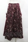 画像2: Hoshibako Works / コスモスハーモニースカート  ボルドー I-26-04-20-099-LO-SK-SA-ZI (2)