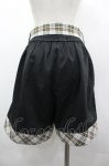 画像2: axes femme POETIQUE / バイカラーショートパンツ  黒 I-26-04-20-100-AX-PA-SA-ZI (2)
