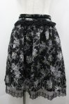 画像1: axes femme / フラワーモチーフスカート M ブラック I-26-04-20-101-AX-SK-SA-ZI (1)