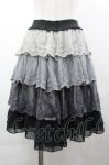 画像1: axes femme / グラデーションレーススカート M ブラック I-26-04-20-104-AX-SK-SA-ZI (1)