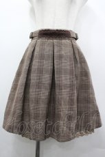 画像1: axes femme / サイドベルトタックキュロット ブラウン M I-26-04-20-110-AX-PA-SA-ZT652 (1)