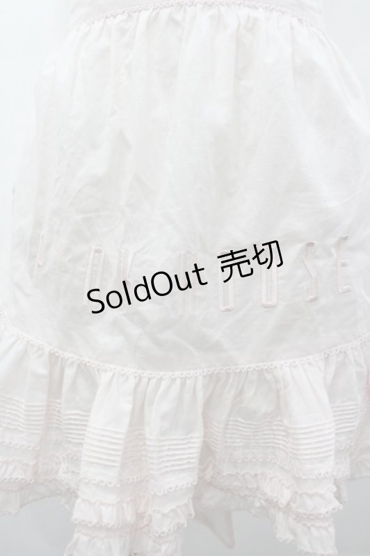 画像3: PINK HOUSE / ロゴ刺繍エプロン  ピンク I-26-04-20-116-LO-ZA-SA-ZI (3)