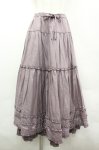 画像1: PINK HOUSE / ローンティアードスカート  ラベンダー I-26-04-20-119-LO-SK-SA-ZI (1)