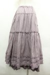 画像2: PINK HOUSE / ローンティアードスカート  ラベンダー I-26-04-20-119-LO-SK-SA-ZI (2)