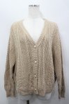 画像1: axes femme / バックリボンニットカーデ M ベージュ I-26-04-20-029-AX-TO-SA-ZI (1)