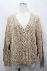 画像1: axes femme / バックリボンニットカーデ M ベージュ I-26-04-20-029-AX-TO-SA-ZI (1)