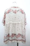 画像2: axes femme / 花柄シフォントップス M ベージュ I-26-04-21-007-AX-TO-TE-ZI (2)