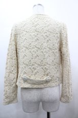 画像2: axes femme / レースノーカラーカーデ M キナリ I-26-04-21-015-AX-TO-SA-ZI (2)