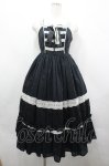 画像1: Angelic Pretty / レースジャンパースカート  黒 I-26-04-22-045-AP-OP-TE-ZI (1)